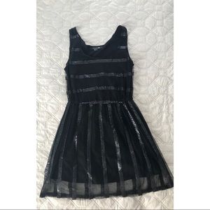 Black Sequined Dress